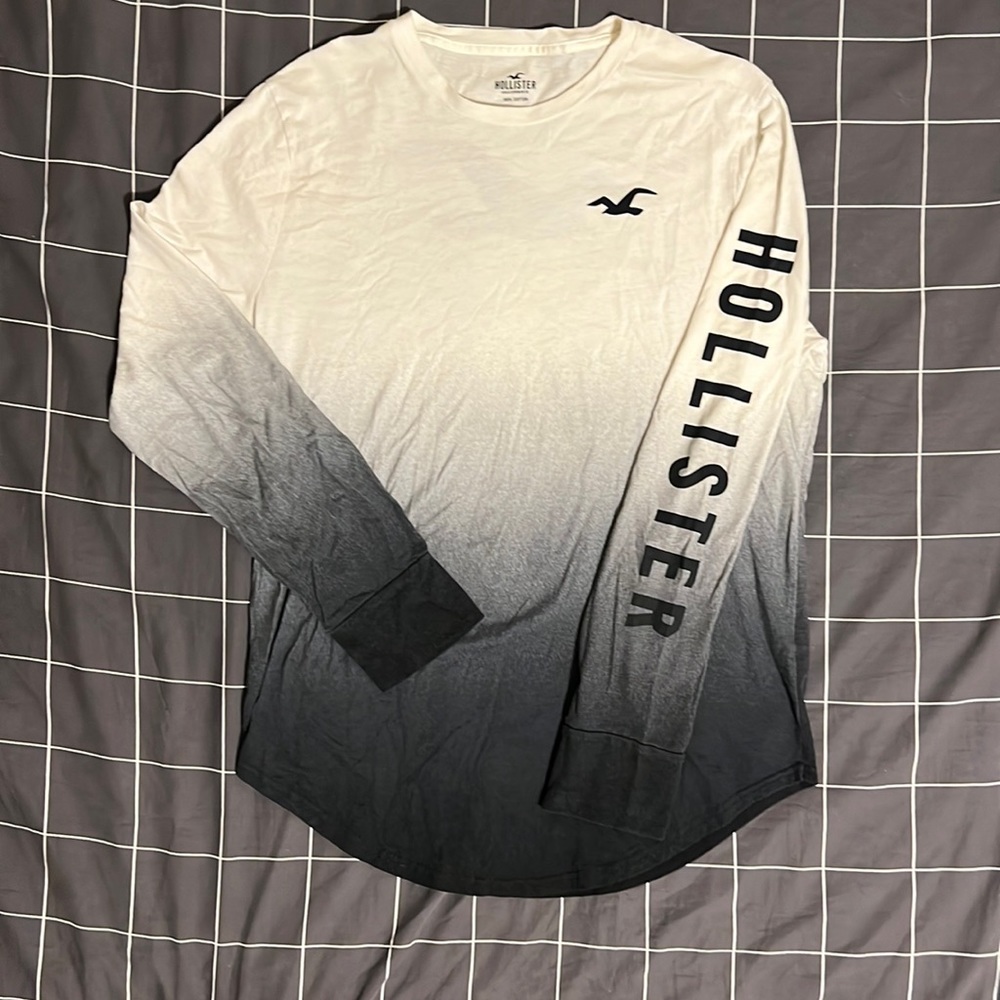 Hollister Ombré Long Sleeve Tee (Lg)
